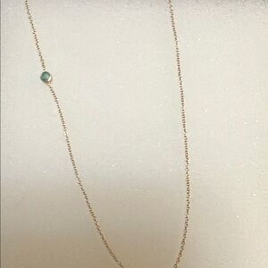 Beautiful Maya Brenner 14k emerald necklace